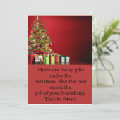 クリスマスカード (スタンド正面)