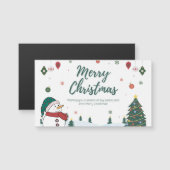 クリスマスカード (正面/裏面)