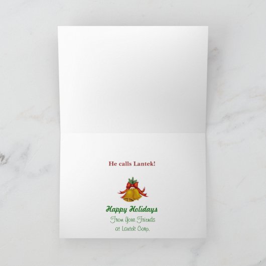 クリスマスカード (内部)