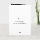 クリスマスカード (裏面)