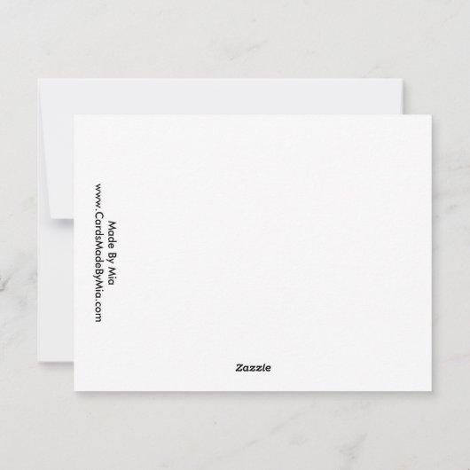 クリスマスカード (裏面)