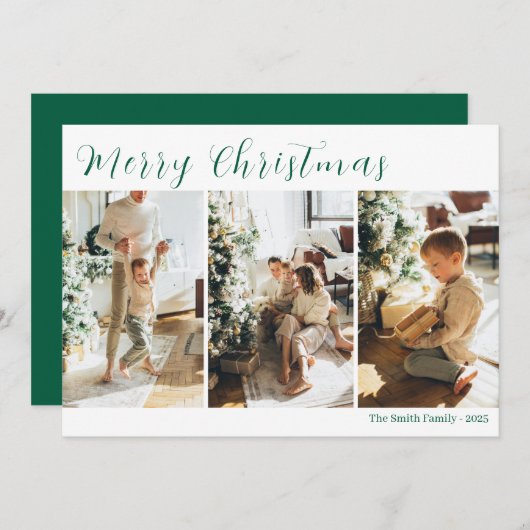 クリスマスカード (正面/裏面)