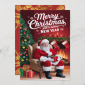 クリスマスカード (正面/裏面)