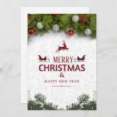 クリスマスカード (正面/裏面)