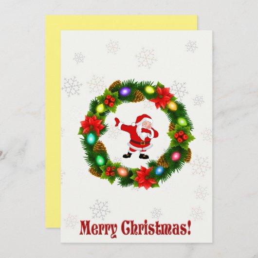 クリスマスカード (正面/裏面)