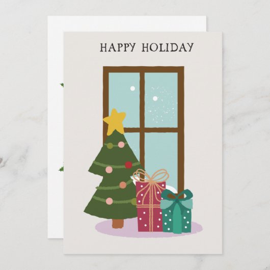 クリスマスカード (正面/裏面)