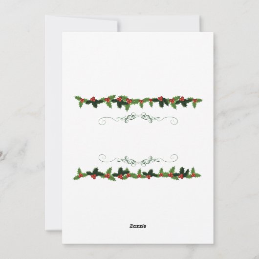 クリスマスカード (裏面)