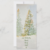 クリスマスカード (裏面)