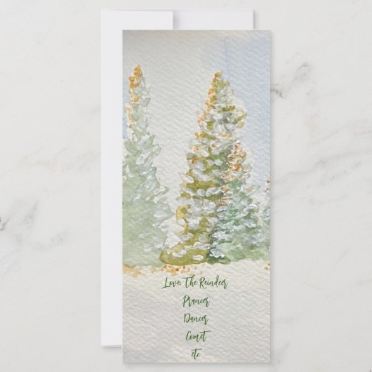 クリスマスカード (裏面)