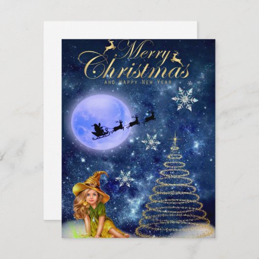 クリスマスカード (正面/裏面)