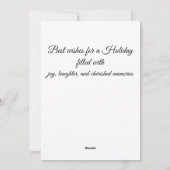 クリスマスカード (裏面)