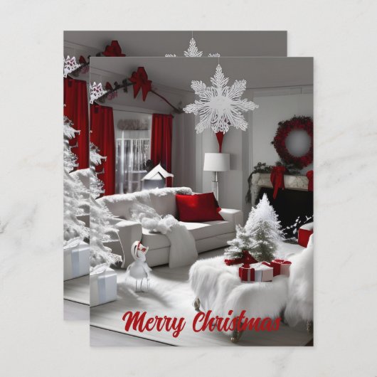 クリスマスカード (正面/裏面)