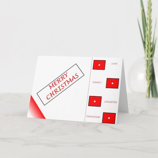 クリスマスカード (正面)