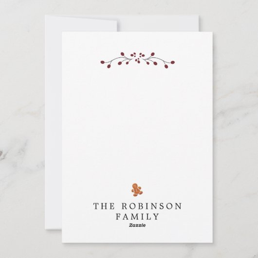 クリスマスカード (裏面)