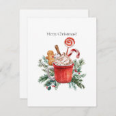 クリスマスカード (正面/裏面)