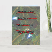 クリスマスカード (正面)