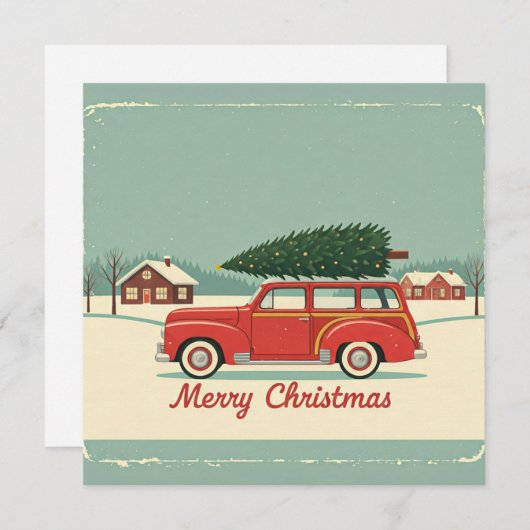 クリスマスカード (正面/裏面)