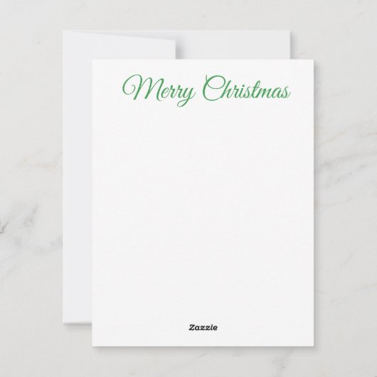 クリスマスカード (裏面)