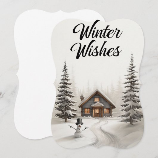 クリスマスカード (正面/裏面)