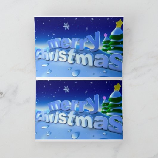 クリスマスカード (内部)