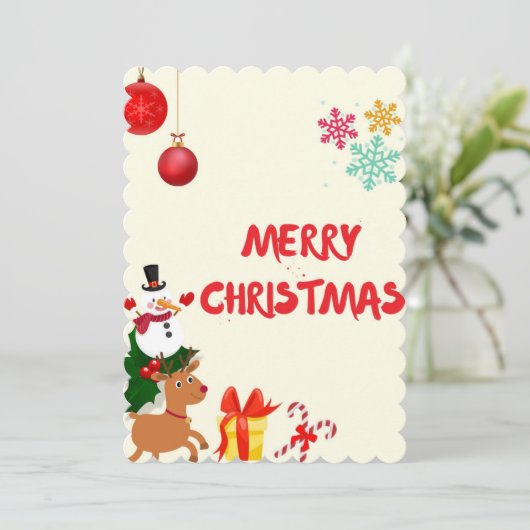 クリスマスカード (スタンド正面)