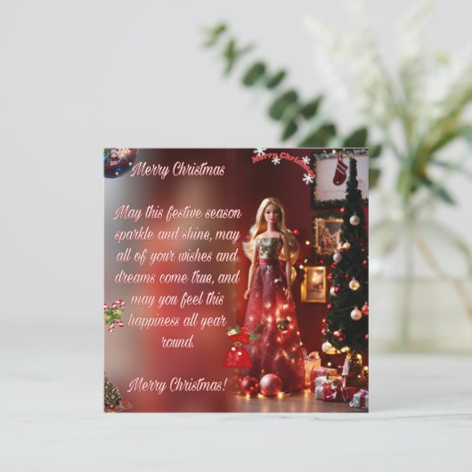 クリスマスカード (スタンド正面)