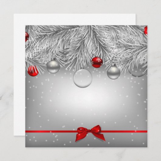 クリスマスカード (正面/裏面)