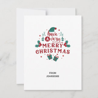 クリスマスカード