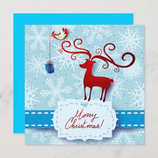 クリスマスカード (正面/裏面)