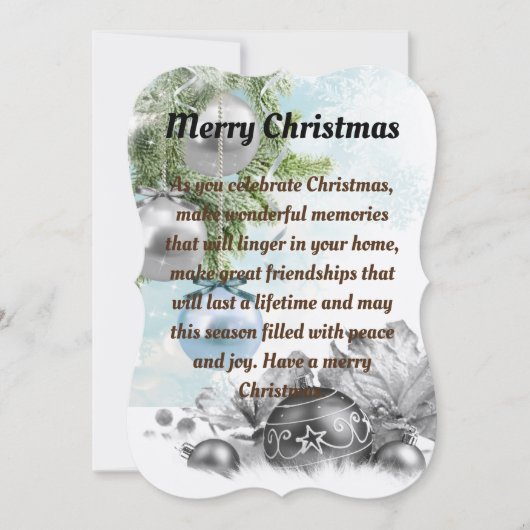 クリスマスカード (正面)