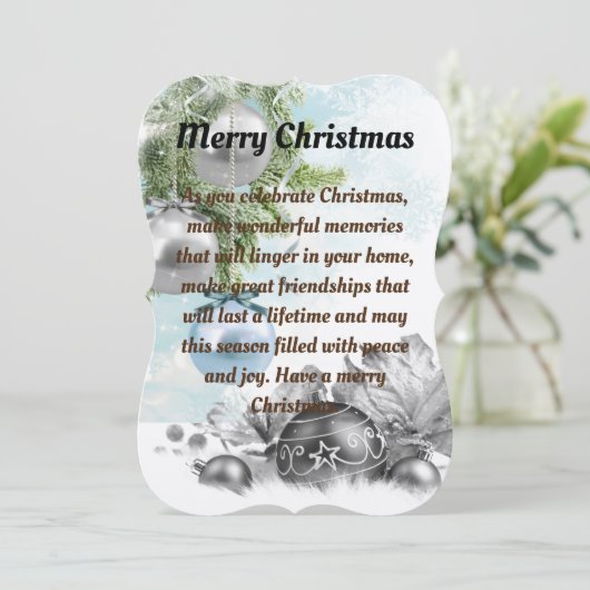 クリスマスカード (スタンド正面)