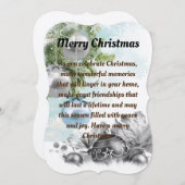 クリスマスカード (正面/裏面)