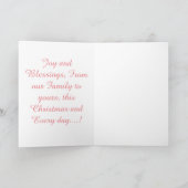 クリスマスカード (内部)