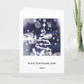 クリスマスカード (裏面)