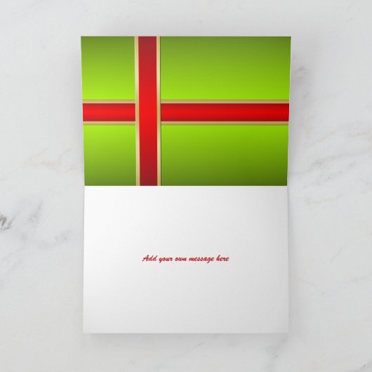 クリスマスカード (内部)