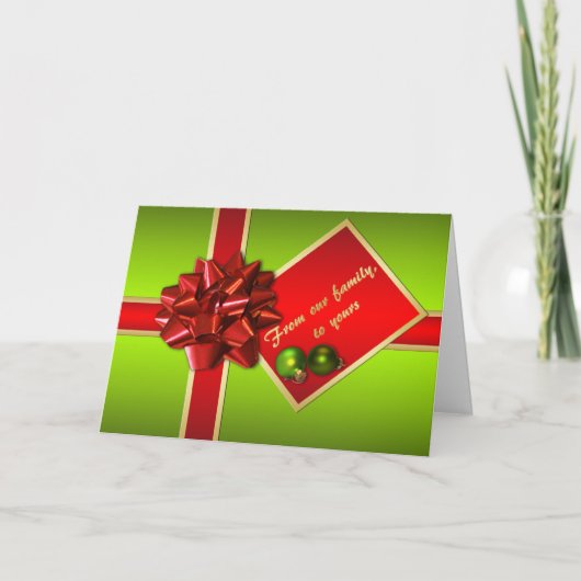 クリスマスカード (正面)