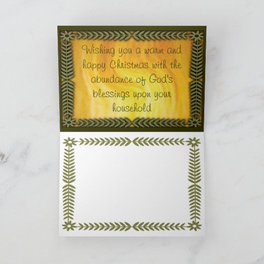 クリスマスカード (内部)