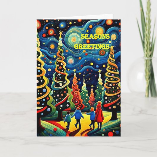 クリスマスカード121 サンキューカード (正面)