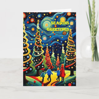 クリスマスカード121 サンキューカード