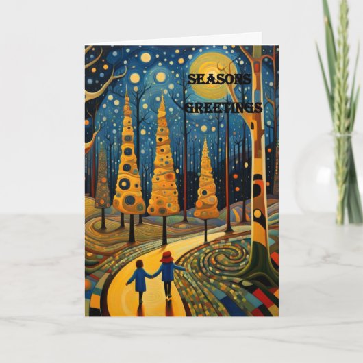 クリスマスカード129 サンキューカード (正面)