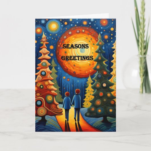 クリスマスカード132 サンキューカード (正面)