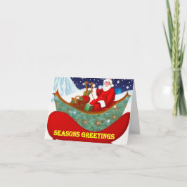 クリスマスカード13 サンキューカード