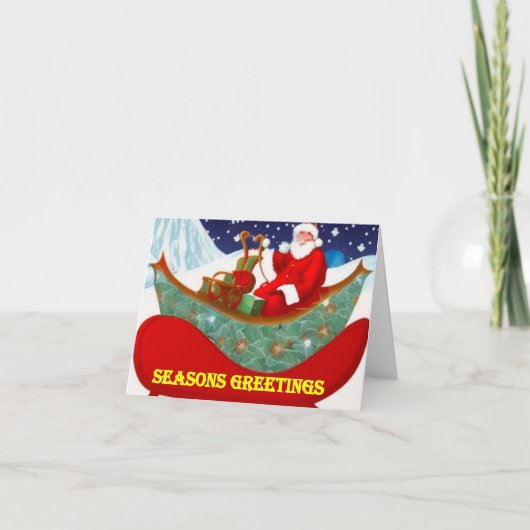 クリスマスカード13 サンキューカード (正面)