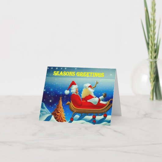 クリスマスカード14 サンキューカード (正面)