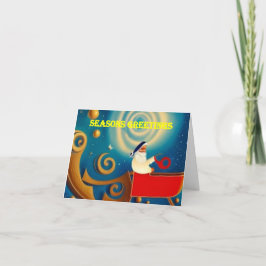 クリスマスカード15 サンキューカード