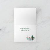 クリスマスカード201rの喜び シーズンカード (内部)