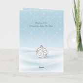 クリスマスカード2022 サンキューカード (裏面)