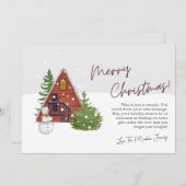 クリスマスカード2023メリークリスマスカード シーズンカード (正面/裏面)