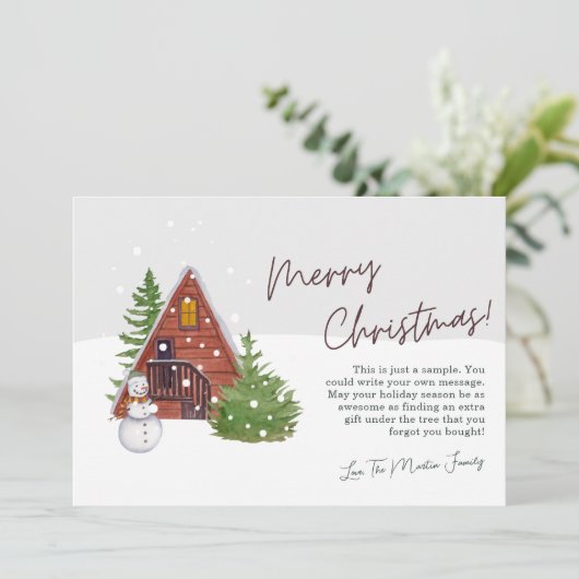 クリスマスカード2023メリークリスマスカード シーズンカード (スタンド正面)