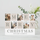 クリスマスカード2023写真とクリスマスグリーティング シーズンカード (スタンド正面)